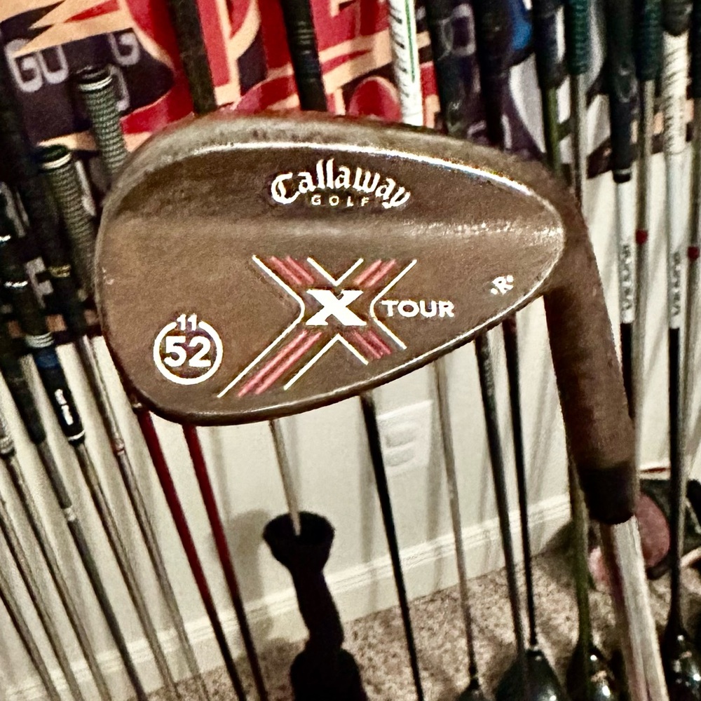 Callaway X Tour Raw 52* Wedge w Tour Shaft Golf Pride Grip RH 36”